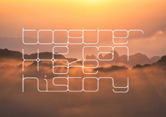Création d'une typographie pour illustrer une campagne de sensibilisation pour l'organisation Sighstavers.